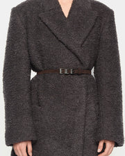 Pasek Z Potrójną Klamrą 145cm Marroni