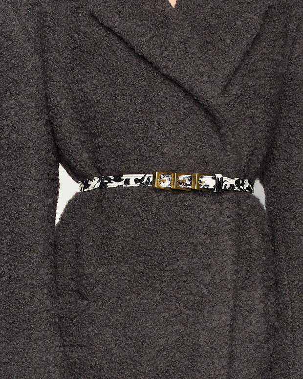 Pasek Z Potrójną Klamrą 145cm Marbled Lizard