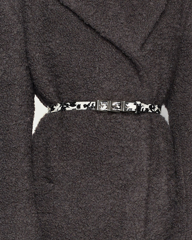 Pasek Z Potrójną Klamrą 145cm Marbled Lizard