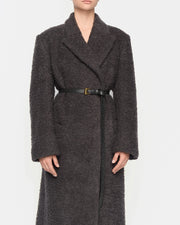 Pasek Z Klamrą Bold 145cm Black Nappa