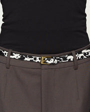 Pasek Z Klamrą Slim 145cm Marbled Lizard