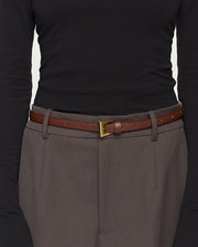 Pasek Z Klamrą Bold 145cm Brown