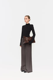 Briosche Midi Brown Lizard