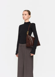 Briosche Midi Brown Lizard