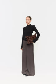 Briosche Midi Brown Lizard