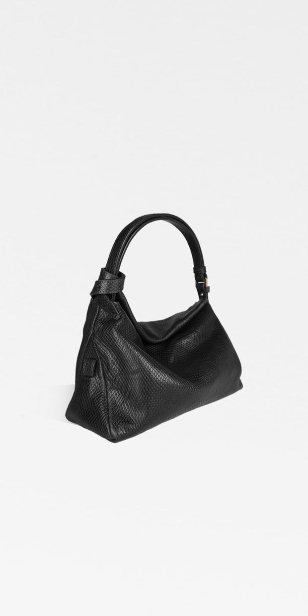 Briosche Midi Black Lizard