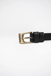 Pasek Z Klamrą Slim 145cm Black