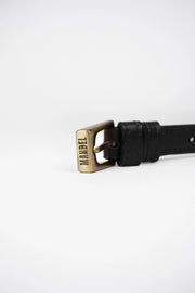 Pasek Z Klamrą Slim 117cm Black