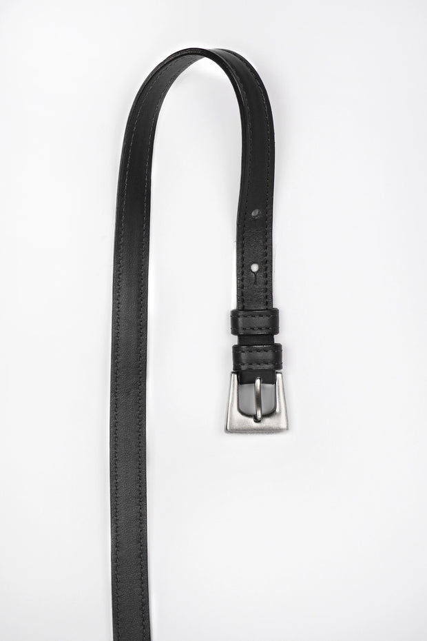 Pasek Z Klamrą Bold 145cm Black Nappa