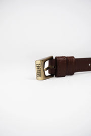 Pasek Z Klamrą Slim 145cm Brown