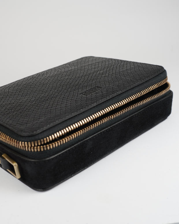 Phone Purse Black Lizard