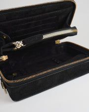 Phone Purse Black Lizard