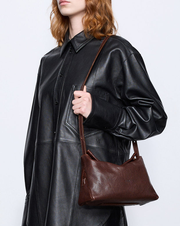 Wąski Pasek Brown Lizard