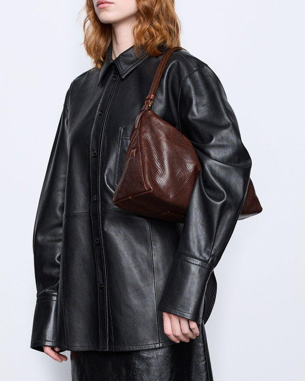 Wąski Pasek Brown Lizard