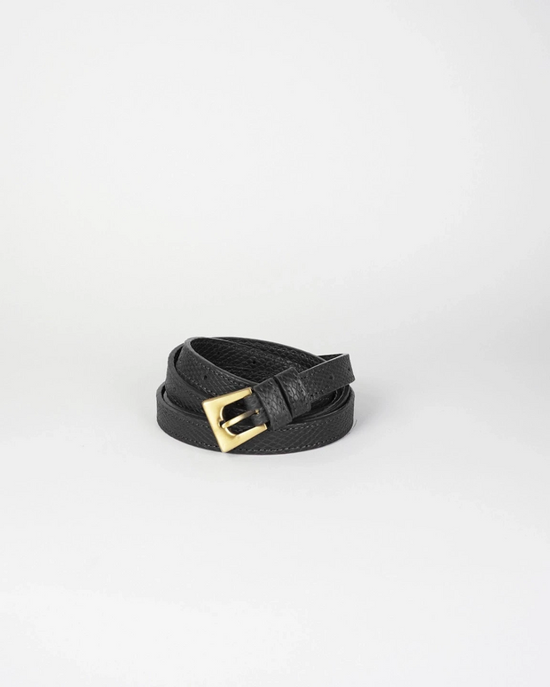 Pasek Z Klamrą Bold 145cm Black Lizard