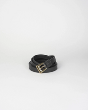 Pasek Z Klamrą Bold 145cm Black Nappa