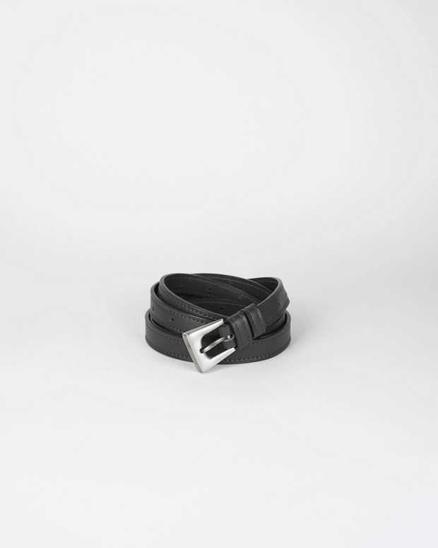 Pasek Z Klamrą Bold 145cm Black Nappa