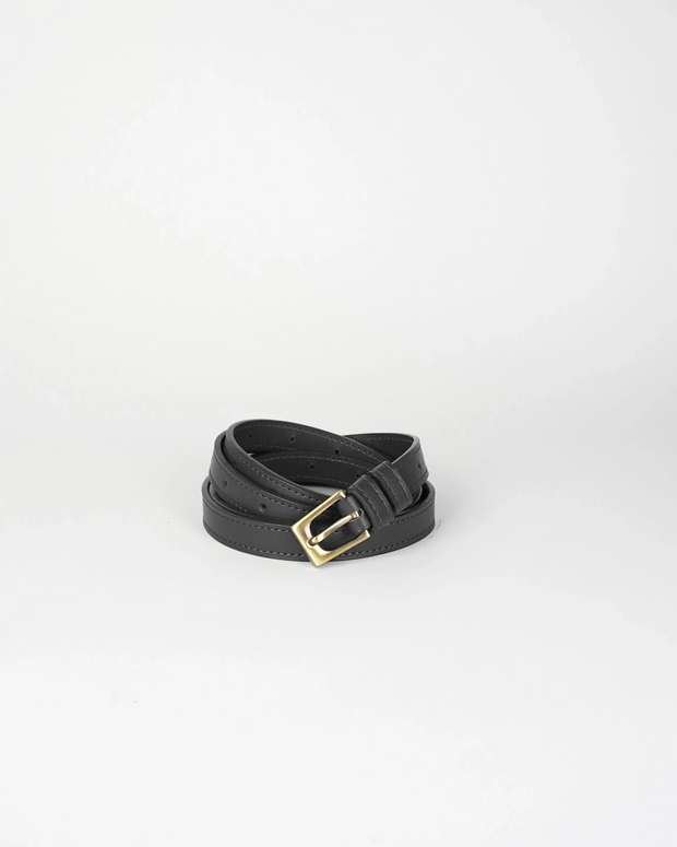 Pasek Z Klamrą Slim 117cm Black