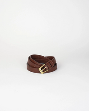 Pasek Z Klamrą Slim 145cm Brown