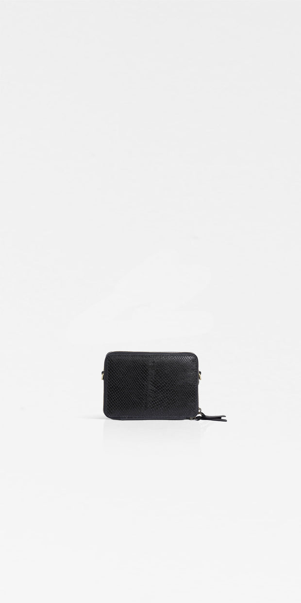 Phone Purse Black Lizard