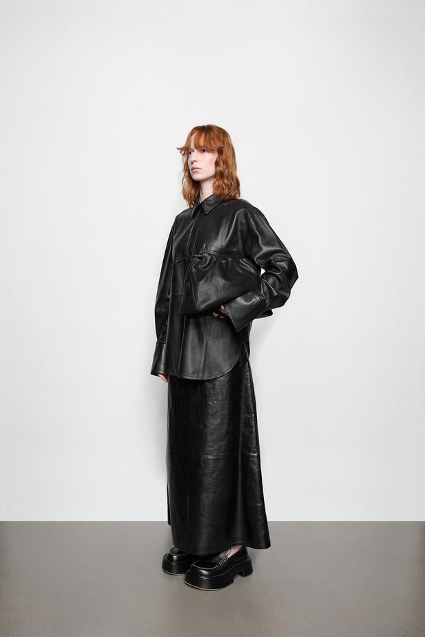 Briosche Midi Black Lizard