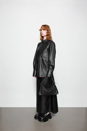 Briosche Midi Black Lizard